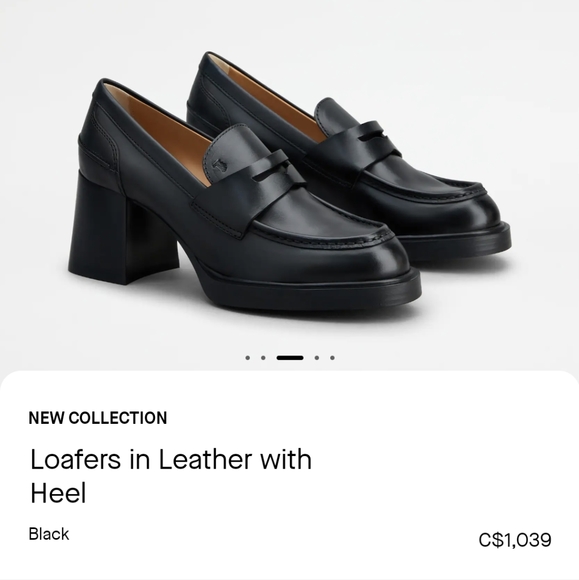 *black* Tod's heeled loafers - Picture 13 of 14